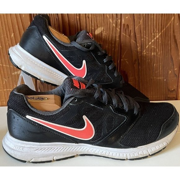 Nike Downshifter Womens Black Coral Running Shoes 684765-002 Size 10 - Picture 2 of 9